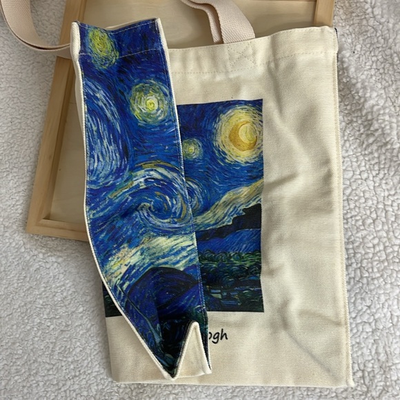 VAN GOGH Canvas Tote Starry Night Canvas Tote - Picture 3 of 7